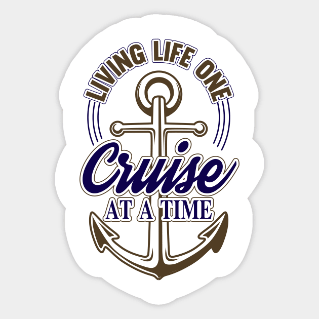 Living Life One Cruise At A Time Sticker by TipsForTravellers